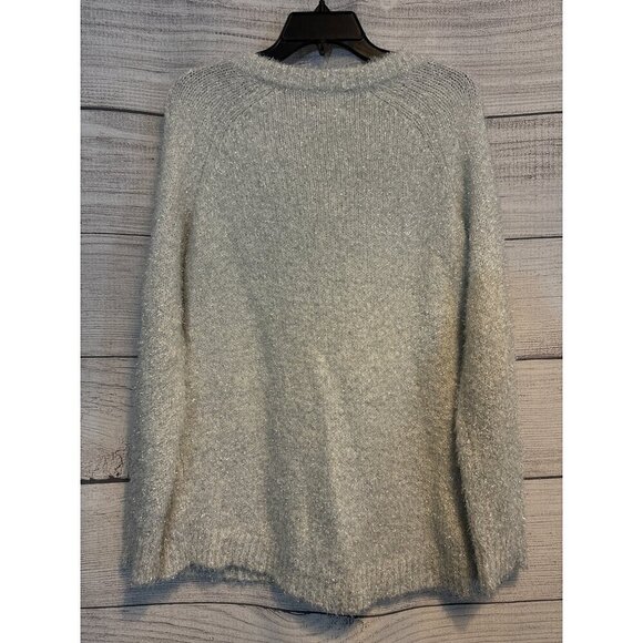 Lou & Grey Women's Sparkly Knit V-Neck Sweater S - Picture 3 of 3